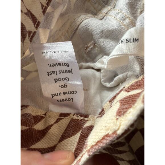 Wavy Checkered Printed Pacsun Pants Size 25 Ultra high rise slim - Picture 8 of 10